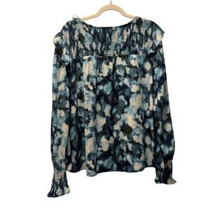 Sharagano printed blouse XL